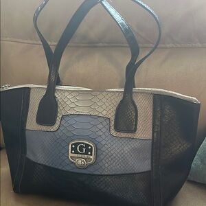 GUESS Black,Gray, and Blue Women's Bag